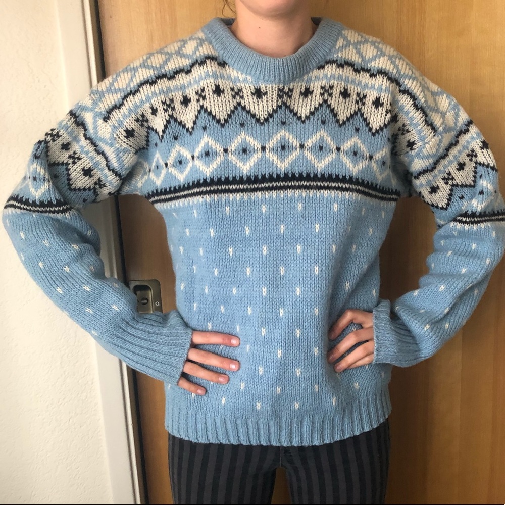 Blue cozy sweater